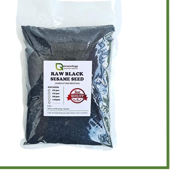 

♂ Biji Wijen Hitam / Black Sesame Seed (1 kilogram) by Granology ✻