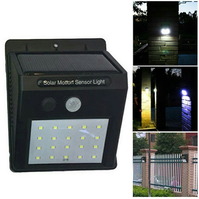 Lampu Dinding Solar 30LED - Lampu Tangga Solar Power - Kenji Shop