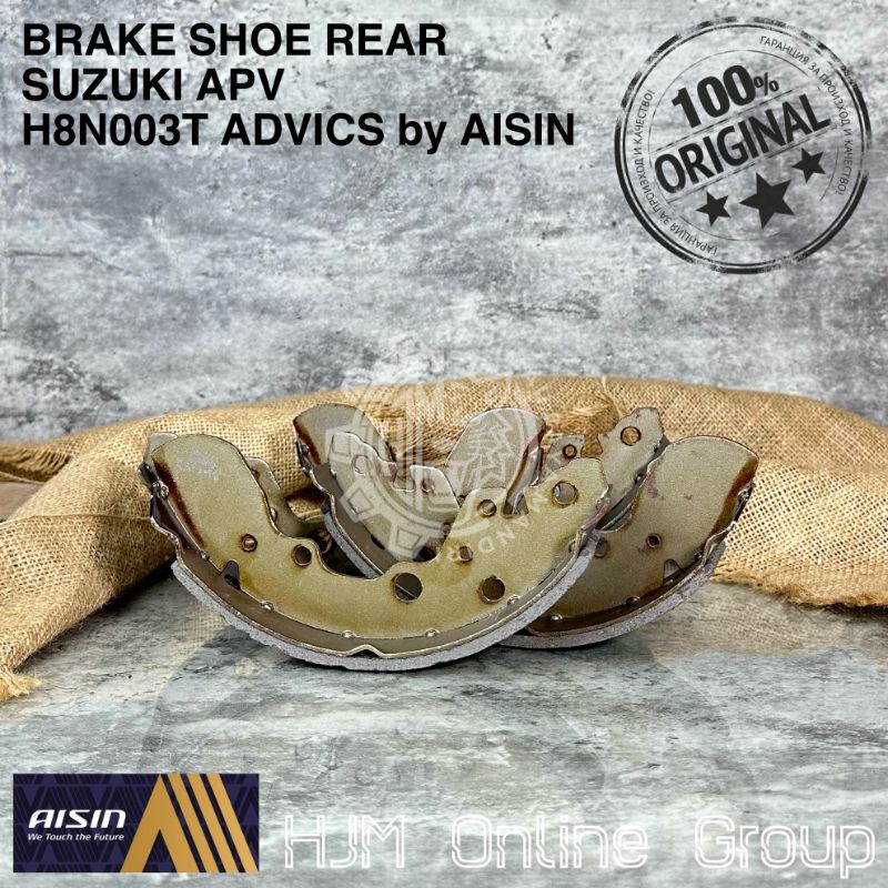 BRAKE SHOE - KAMPAS REM BELAKANG SUZUKI APV ADVICS by AISIN JAPAN