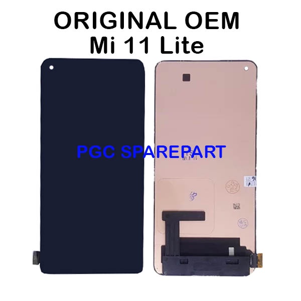 Original OEM LCD Touchscreen Fullset Xiaomi Mi 11 Lite / Mi11 Lite / Mi11Lite / Mi 11Lite Lte