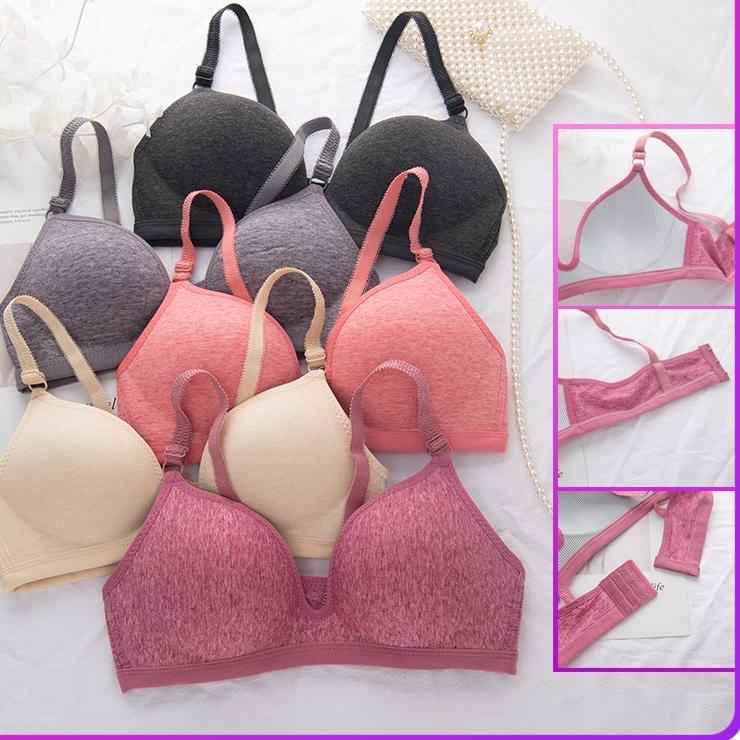 ✓ Bra BH Cup Tipis Super soft Tanpa Kawat Push up bra