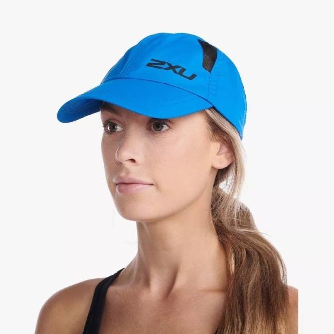 Topi Lari Original 2XU Run Cap - Blue