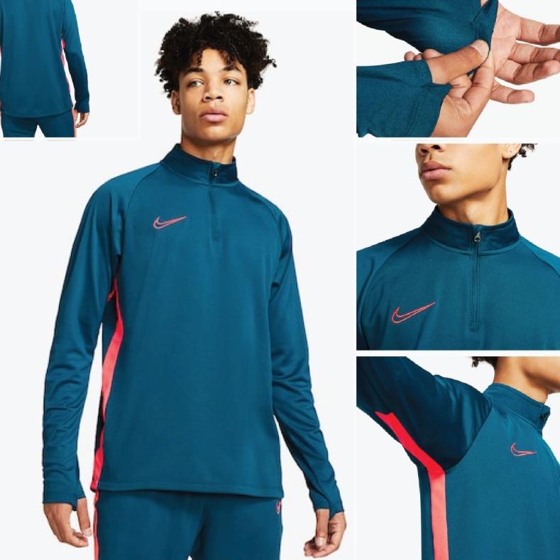 Baju Training Lengan Panjang Kaos Sepeda Nike Dry Fit Strike Drill Gym -  Terlaris