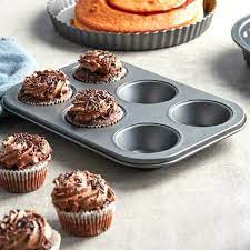 Cupcake Muffin Tray | Loyang Anti Lengket| Bakeware 6 Cup Muffin Pan