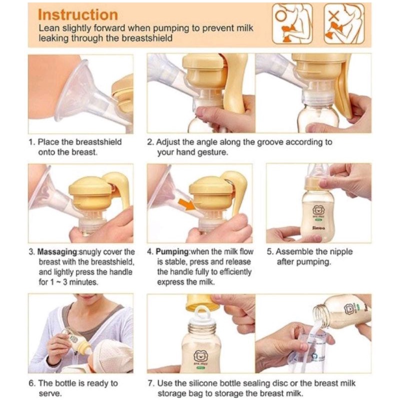 OBRAL JUAL MURAH Simba manual breastpump SIA9915 pompa asi