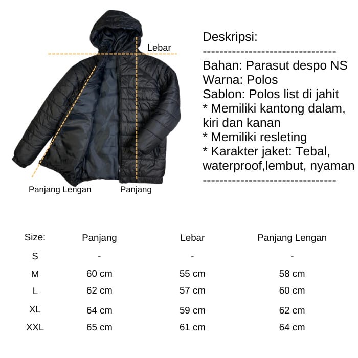 Jaket Pria Tebal Gelembung Windbreaker Touring Sunmori Motor Vespa PUFFER jaket gunung waterproof