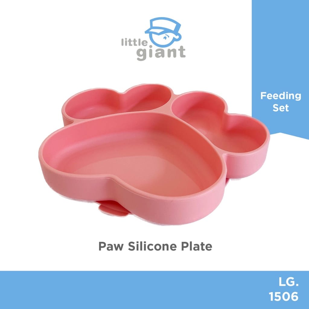 Little Giant LG1506 Paw Silicone Plate ( PK-1 ) - Tempat Makan Bayi