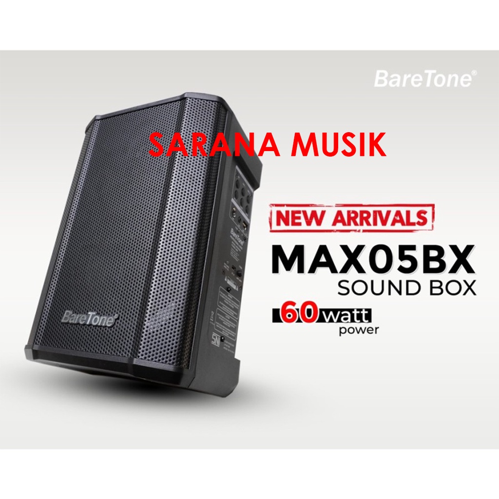 Speaker Portable Baretone MAX05BX MAX-05BX Baretone MAX 05 BX Speaker Sound Box