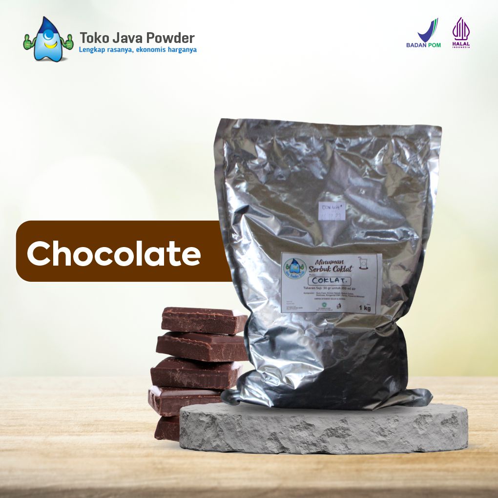 

Bubuk Minuman CHOCOLATE Powder 1000 g - Java Powder Drink - BPOM & HALAL