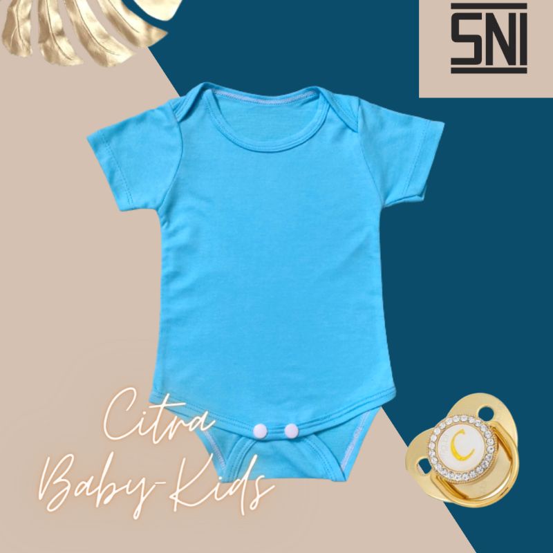 SNI Jumper Bayi Polos 0-6 bulan Bodysuit Baby JUMPER KATUN TC