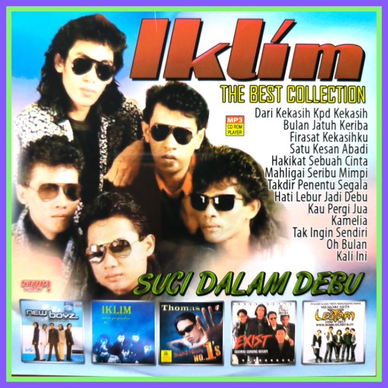 Kaset Mp3 Audio Musik 159 Lagu Malaysia Iklim Album Pilihan Terlaris.