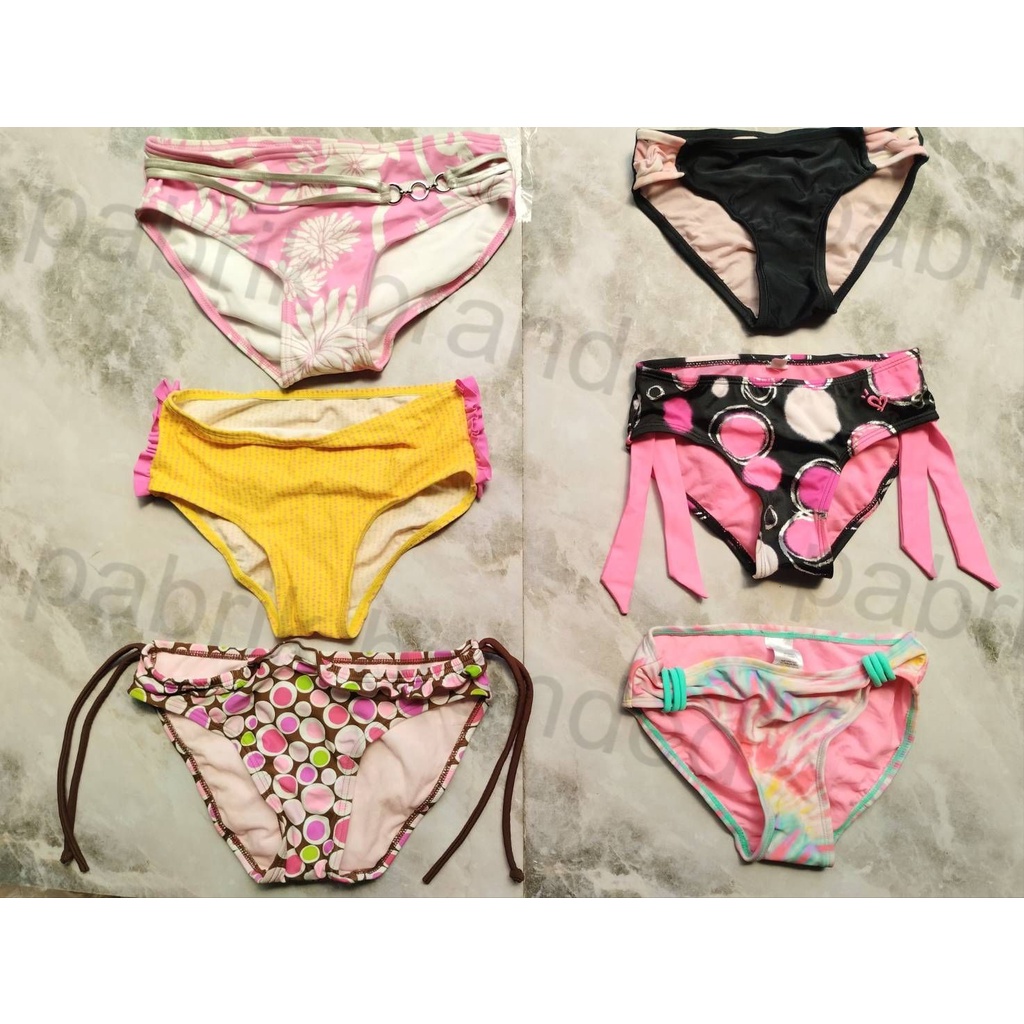 pabrik branded CLEARANCE swimwear AB79 bikini top bottom CD celana rok renang anak girls perempuan s