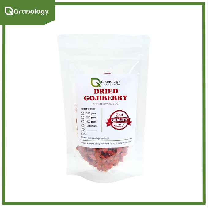 Dried Gojiberry / Gojiberry Kering (100 gram) by Granology