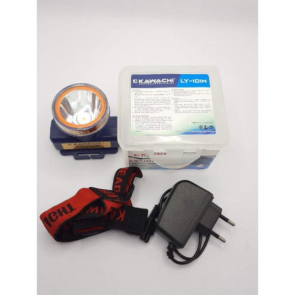 Senter kepala kawachi  Ly-101M 10w kuning