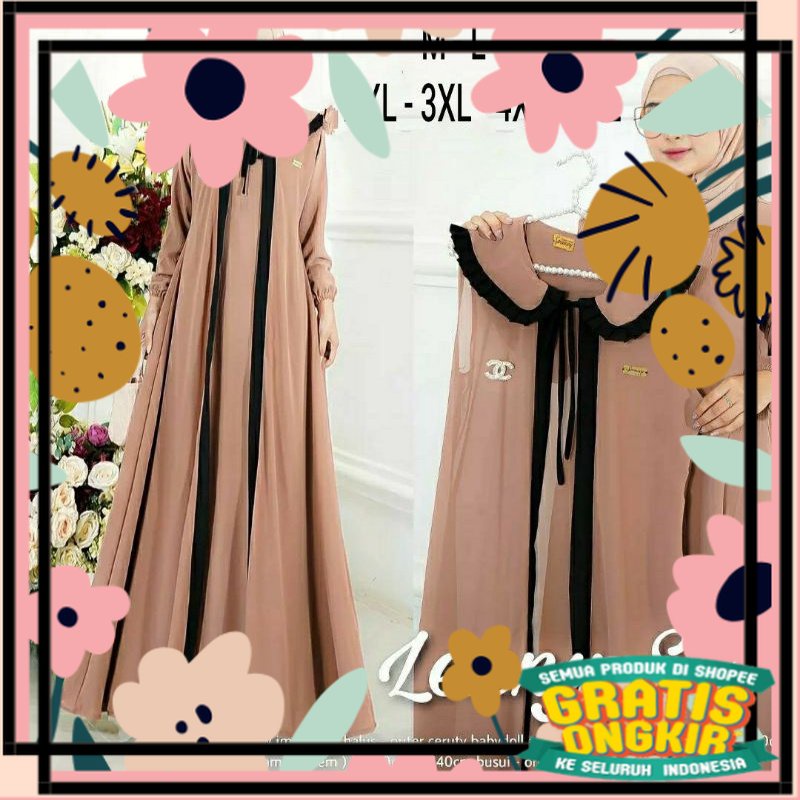 Gamis Jumbo Terbaru Zavier Maxy Ukuran M L XL XXL XXXL 5L  Gamis Jumbo 5L Gamis Jumbo XXL Gamis Jumb