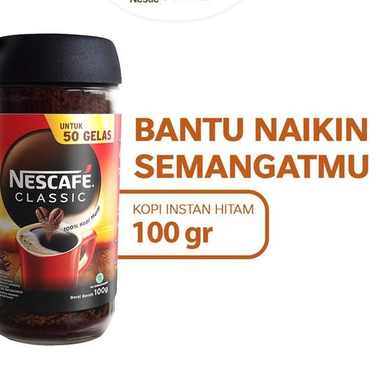 

☪ NESCAFE Classic Kopi Instan Kopi Hitam 100g Jar ۞