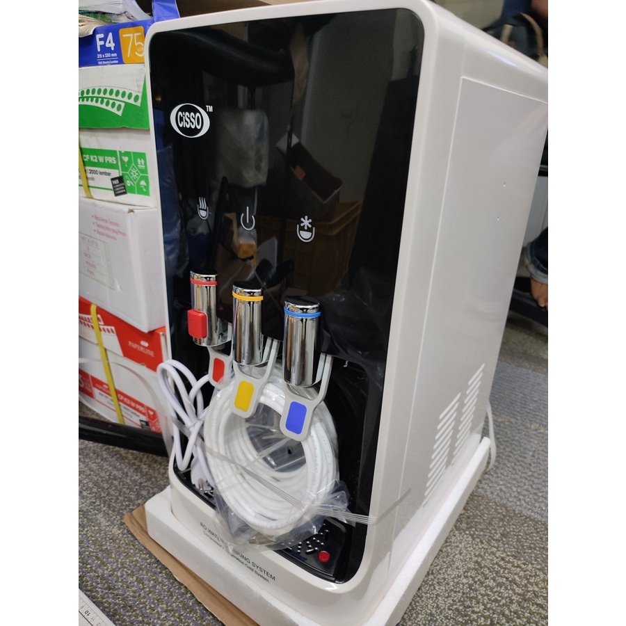R.O CISSO DISPENSER TABLE TOP / Mesin Reverse Osmosis CISSO 75 GPD