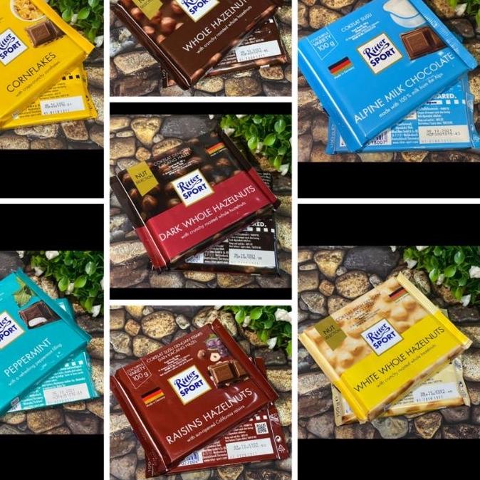 

● ORIGINAL!! READYSTOCK exp 2023 coklat germany ritter sport 100gr ♪