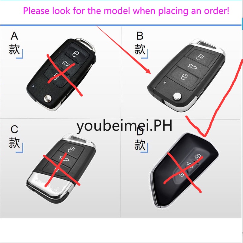 1 Pc Casing Kunci Mobil Bahan TPU Lembut Untuk Volkswagen VW Magotan Passat B8 Golf Skoda Superb A7