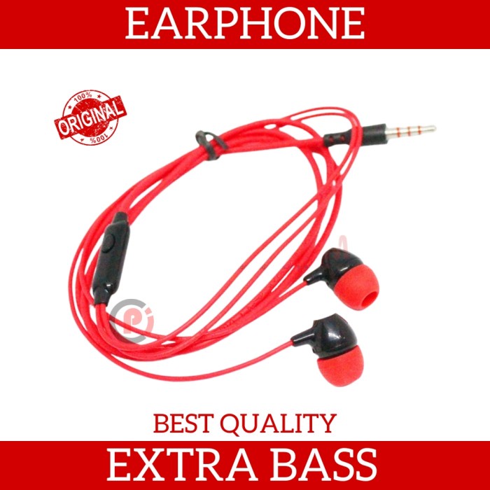 Headset Earphone SPV-11 Extra Bass Kabel Jack 3.5mm