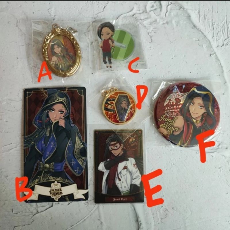 official merch Disney twisted wonderland scarabia jamil viper