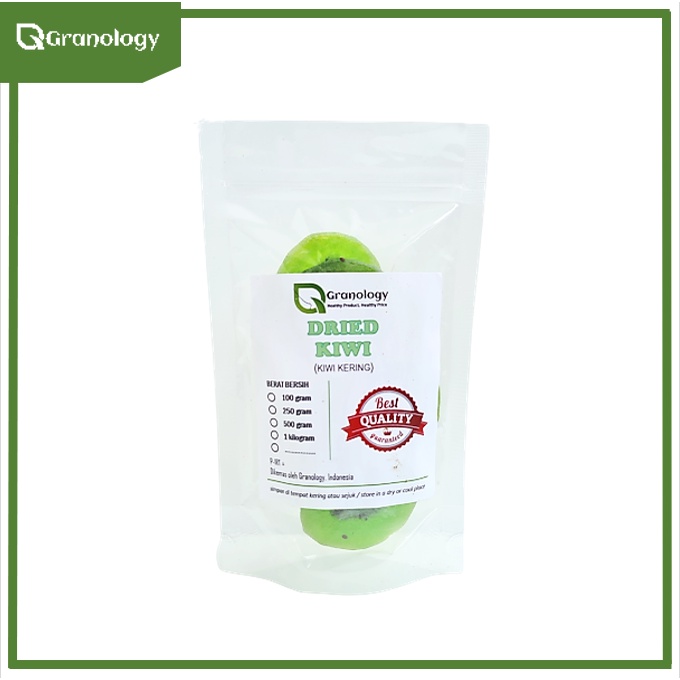 Dried Kiwi / Kiwi Kering (100 gram) by Granology