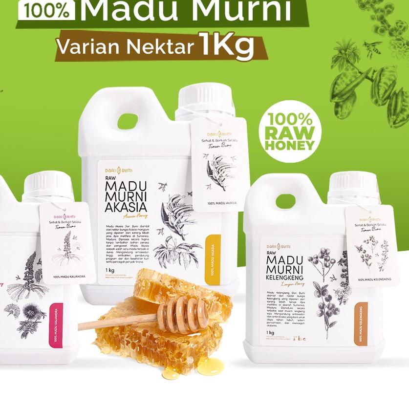 

❄ Murni 1kg Asli Dari Bumi Varian Nektar 100% Raw Honey ◘