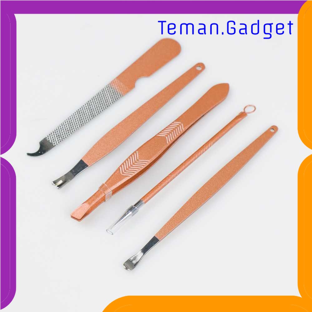 TG - PRW Gunting Kuku Nail Art Set Manicure Pedicure 8 PCS - CT02