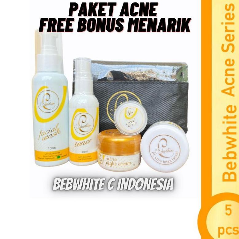BEBWHITE C ACNE BPOM FORMULA BARU