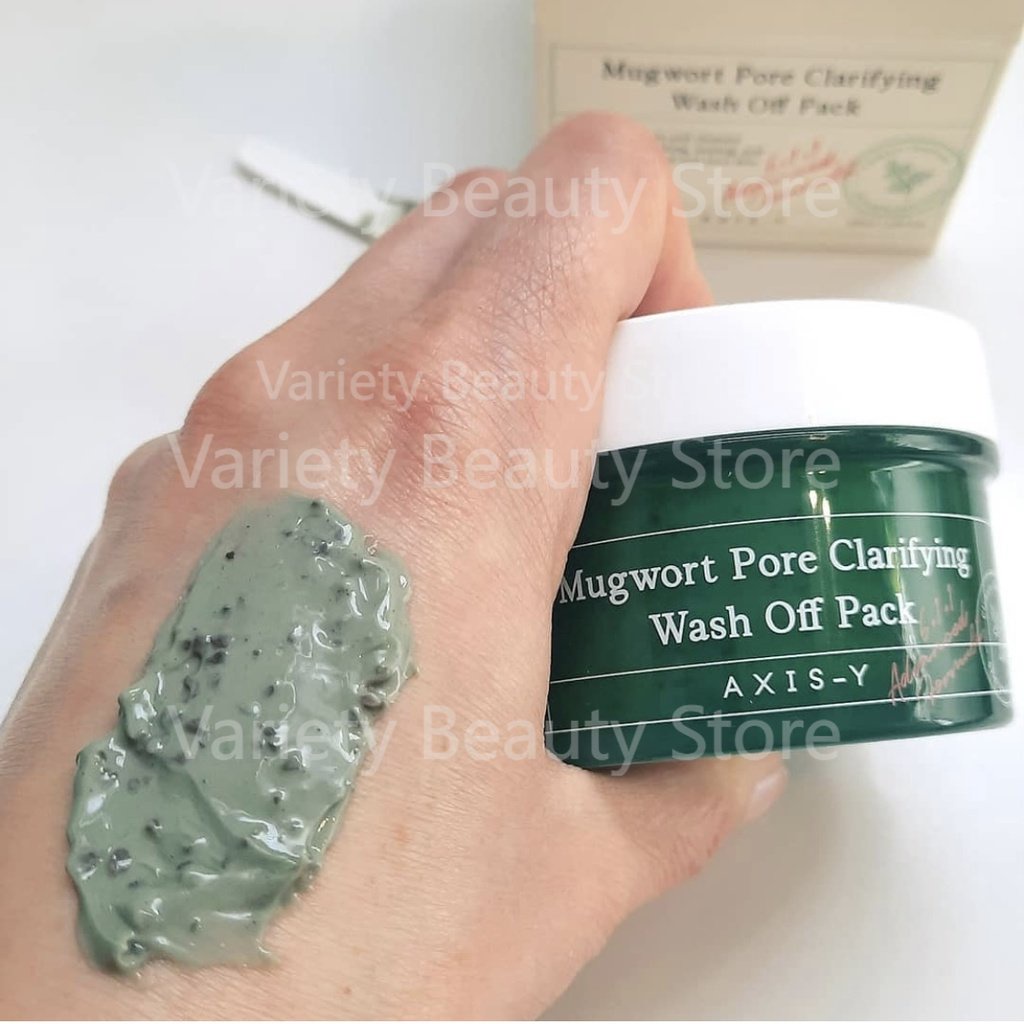 EXP25.3.11 AXIS-Y Mugwort Pore Clarifying Wash Off Pack 100gr