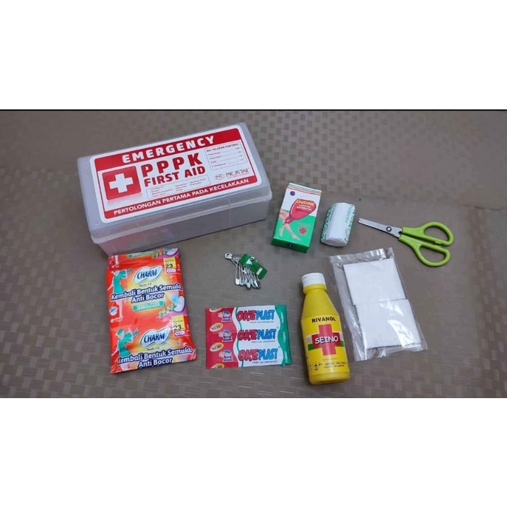 Kotak obat P3K lengkap