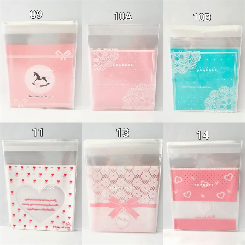 PART1 COOKIES BAG SIZE 10X10 CM / KANTONG COOKIES SNACK KUE LUCU