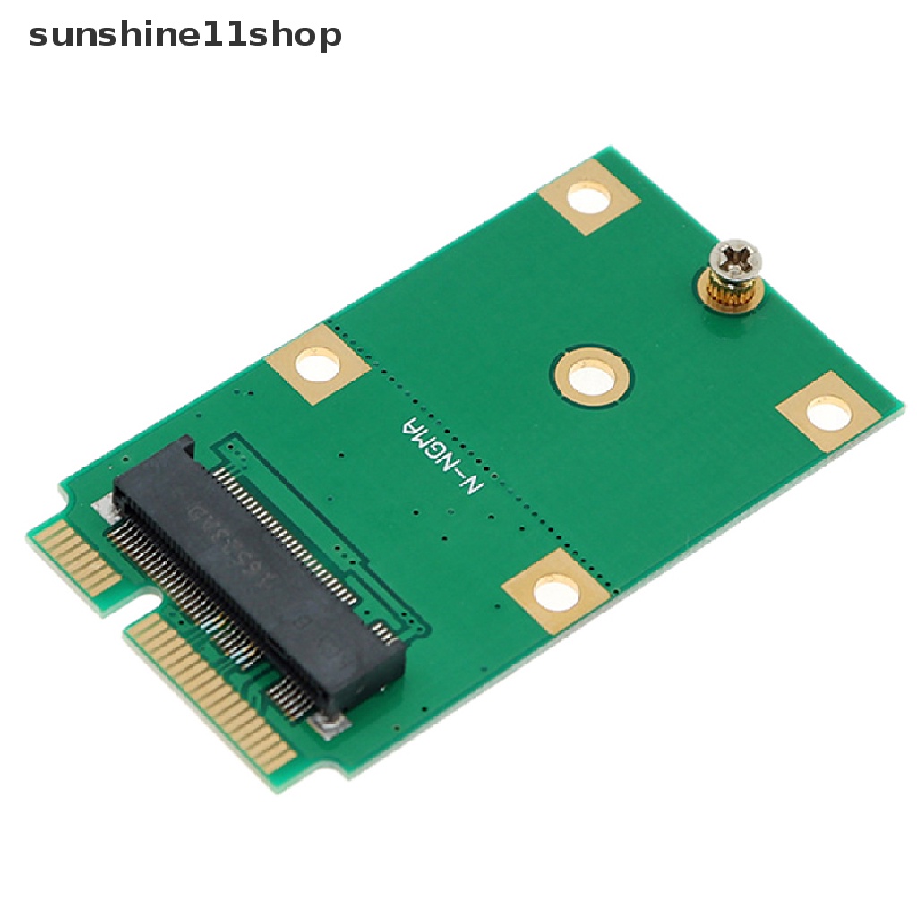 Sho MINI PCI-E 3.0 SSD To NGFF M.2 SATA Interface Adapter Card Kartu Konverter Adaptor PCIE MINI N