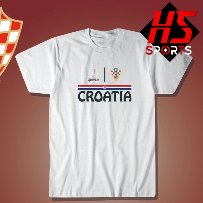 BAJU - KAOS PIALA DUNIA QATAR 2022 CROATIA TEAM - BAJU TIM KROASIA 1