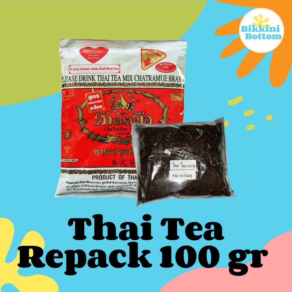 

Repack 100Gr Cha Tra Mue Thai Tea Ori