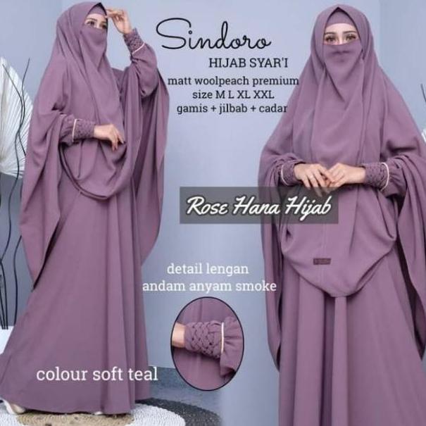 HARGA BERSAHABAT SINDORO SYARI ORIGINAL ROSEHANA GAMIS SET BEST SELLER