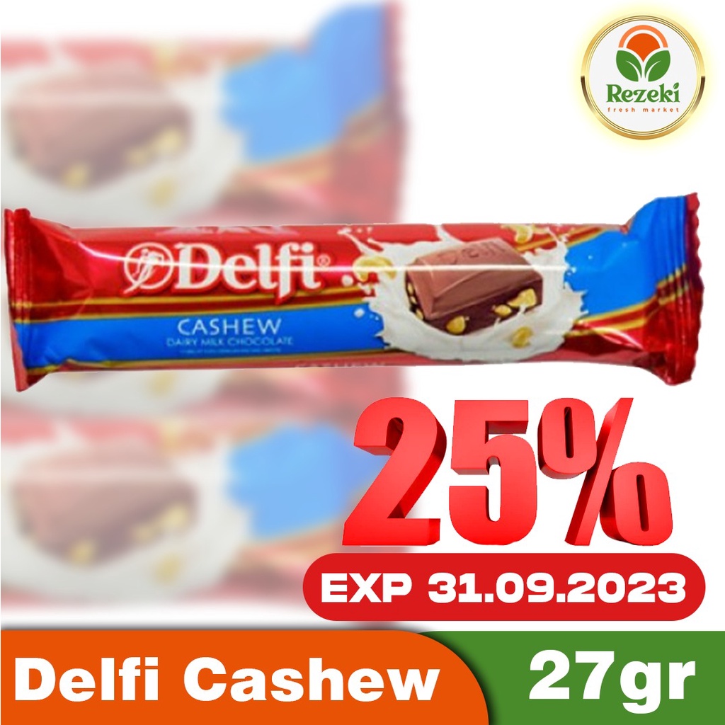 

Delfi Dairy Milk Chocolate Cashew [27 gr]