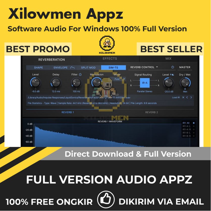 [Full Version] LiquidSonics Reverberate Pro Lifetime Audio Software WIN OS