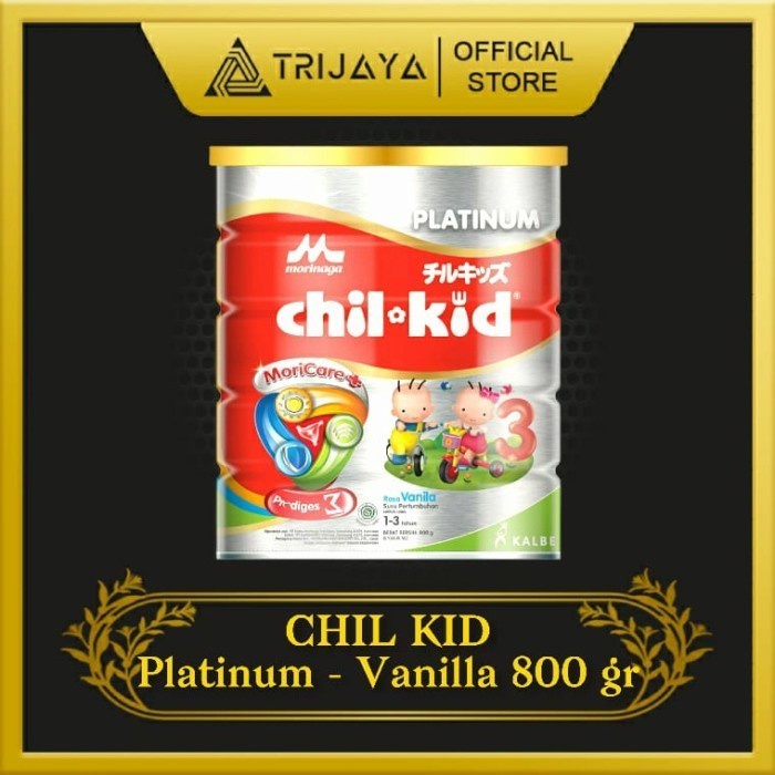 

[ COD ] MORINAGA CHIL KID PLATINUM MORICARE+ VANILA VANILLA 800 GR - ECO PACK