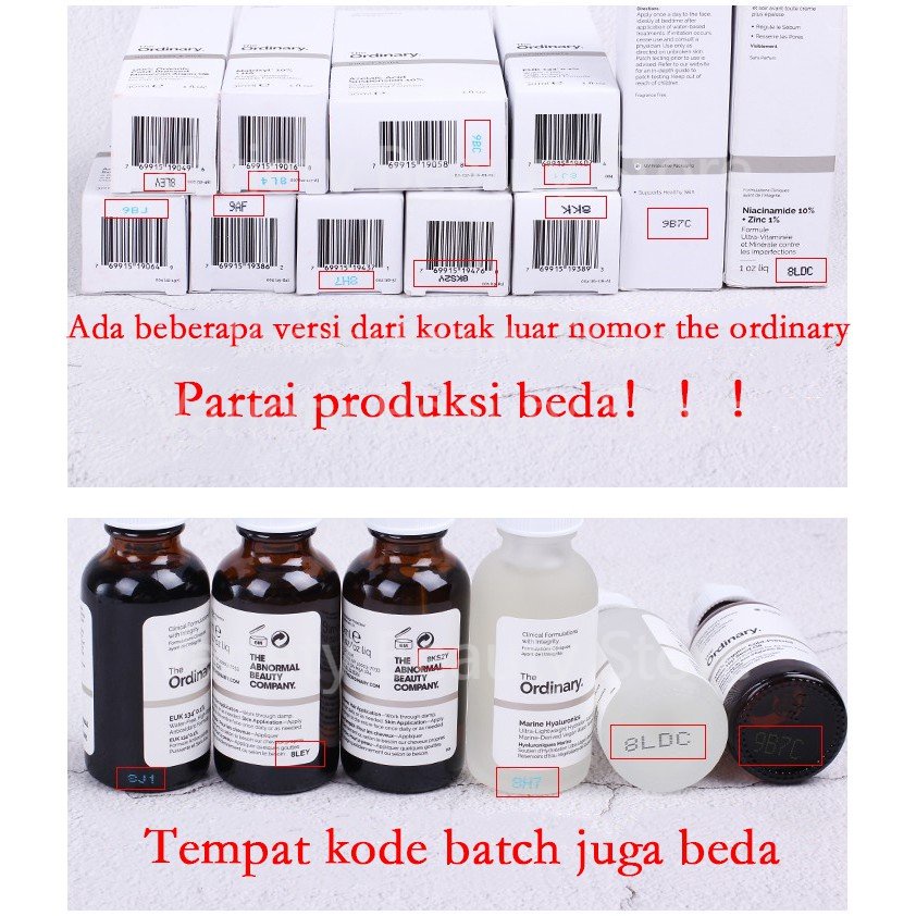The Ordinary Alpha Arbutin/Niacinamide /Salicylic/Peeling Solution/Latic Acid /Caffeine 5% + EGCG/Hyaluronic Acid2%+B5/Argireline Sol/Full Size 30ml
