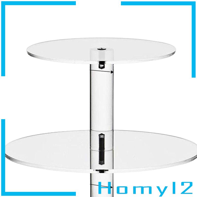 [HOMYL2] Cake Stand Besar Display Stand Akrilik 3tingkat Cupcake Stand Untuk Hajatan