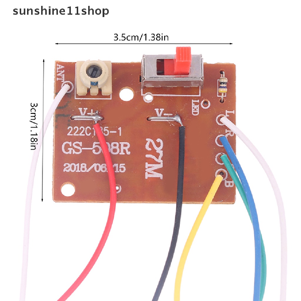 Sho 4CH RC Remote Control 27MHz Papan Pemancar Dan Receiver Sirkuit N