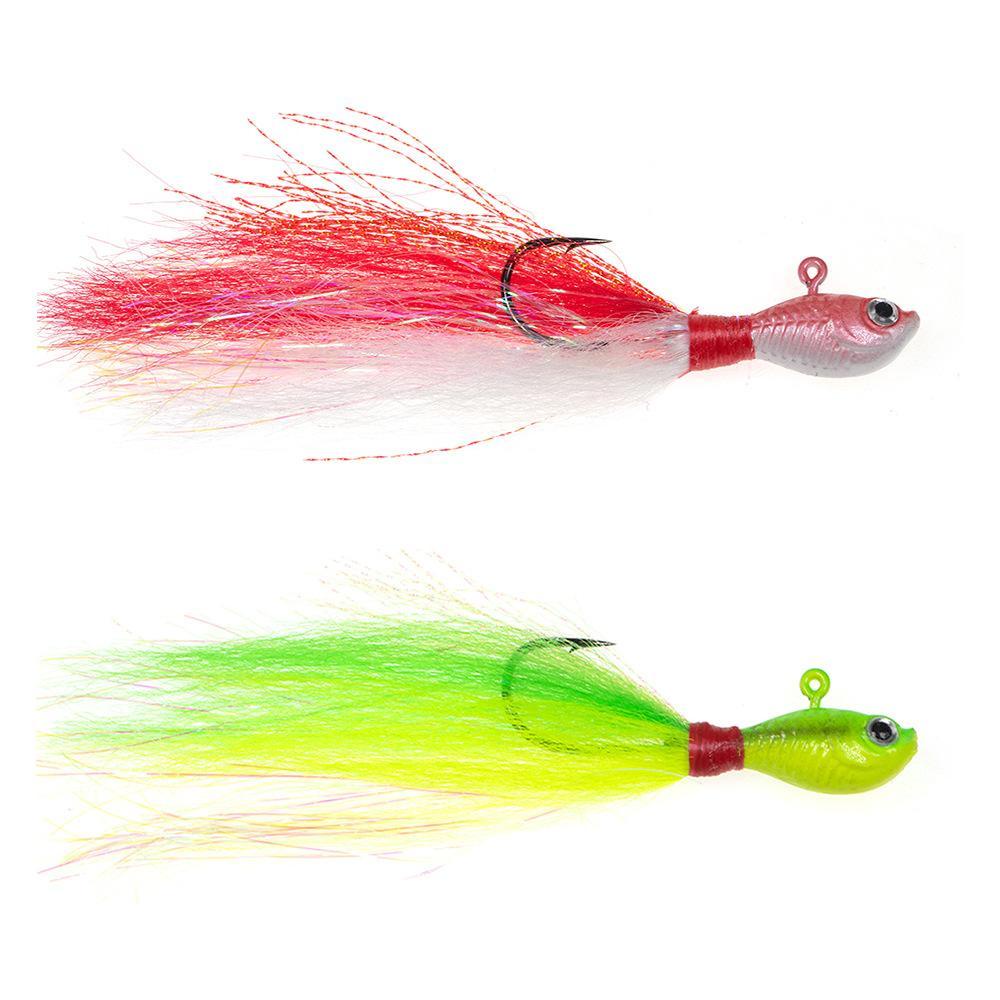 TOP 1pcs Umpan Pancing 7g 14g 28g Jenggot Memimpin Umpan Rambut Rusa