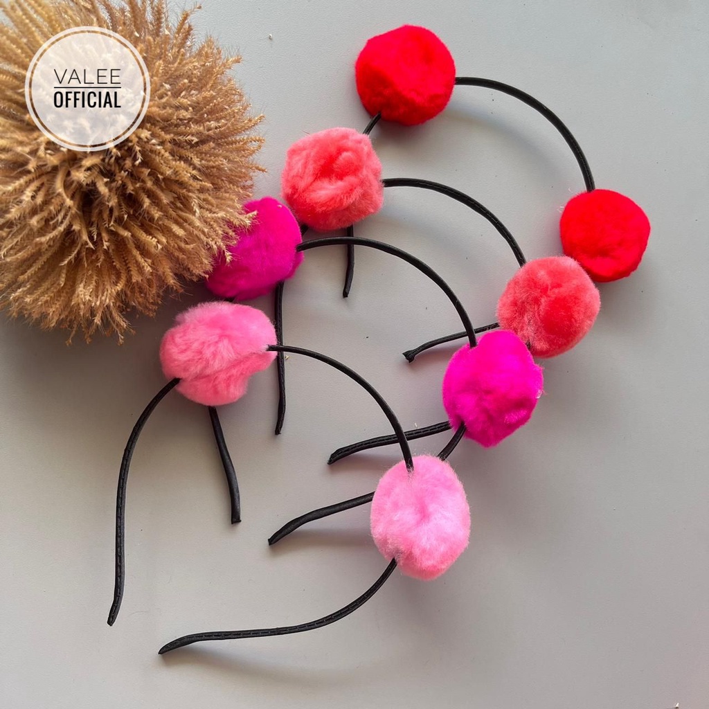 BANDO BULU 2 POMPOM LUCU K-POPERS