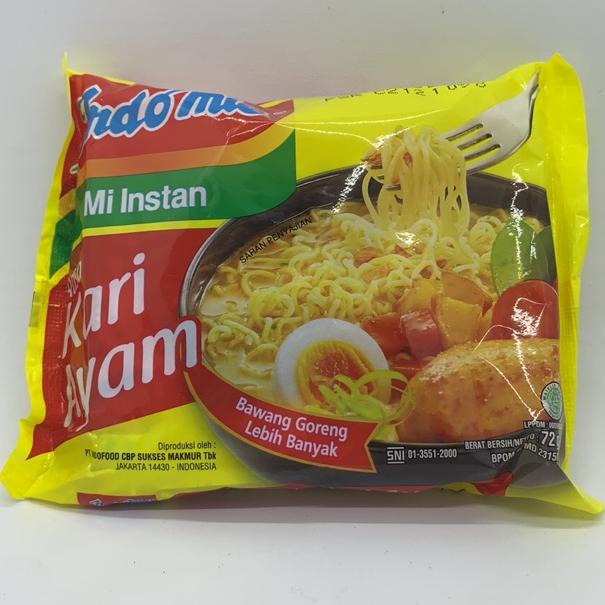 

U86 [ISI 5 BIJI] Indomie Kari Ayam 72gr GRATIS ONGKIR ✎