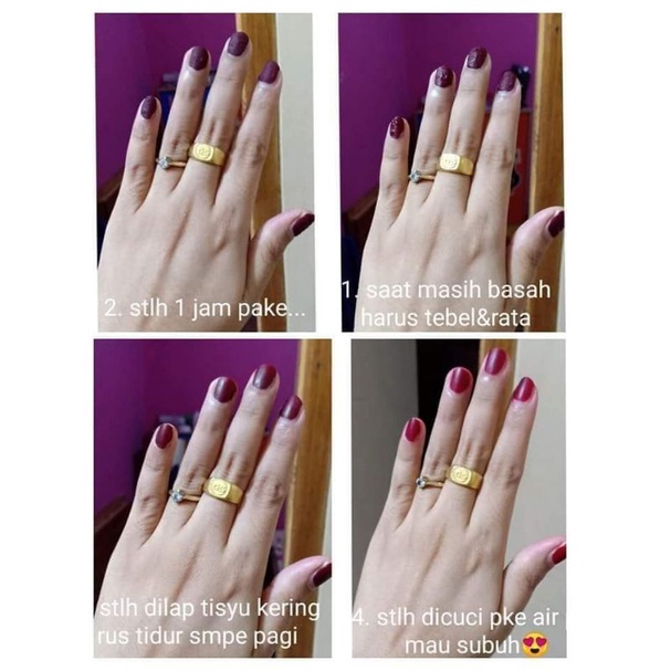 Kutek Halal Kuteks Muslimah Tuffah Nail Henna Bisa Grosir COD Hena Kuku Awet Tufah Original Murah Bukan Cat