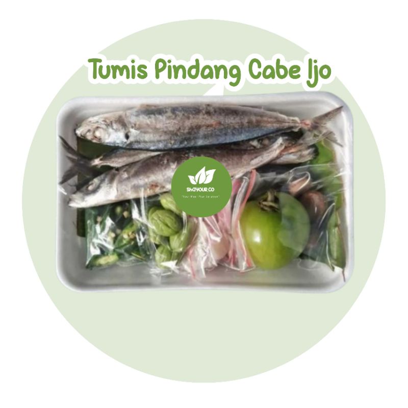 

Paket Sayur Instan / sayur pack / paket sayur Jogja Tumis Pindang Cabe Tomat Ijo - shayour.co