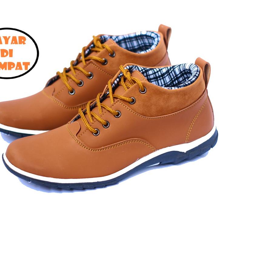 ♟ sepatu boot pria / sepatu boot tali pria / sepatu brodo pria / sepatu semi formal ▲