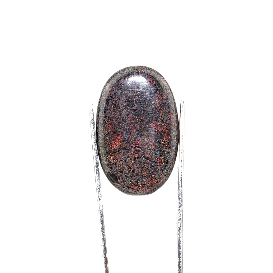 Natural Batu Akik Kalimaya Black Opal Boulder Matrix Andamooka Super Jarong Free Memo KMO3