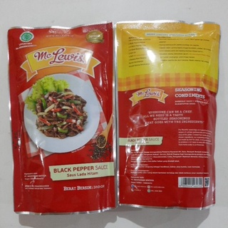 

MCLEWIS saus blackpaper 310gr